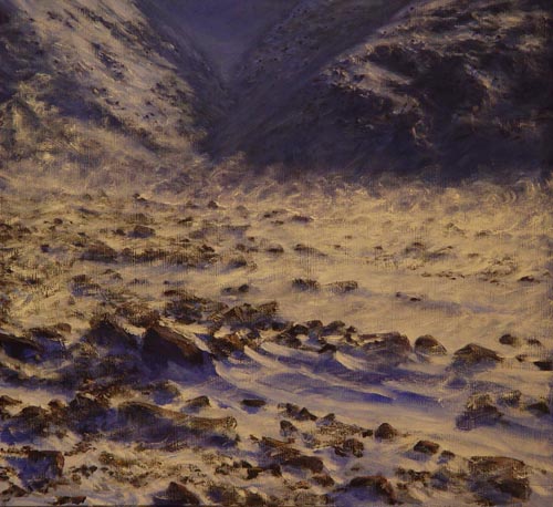  David Rosenthal Oil Painting Cordova Alaska, North Wind Alaska Brooks Range image